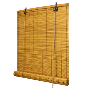 Sol Royal Bambusrollo SolDecor B86, 90x160cm, naturfarben, mit Zugschnur und Klemmfix-Montage.