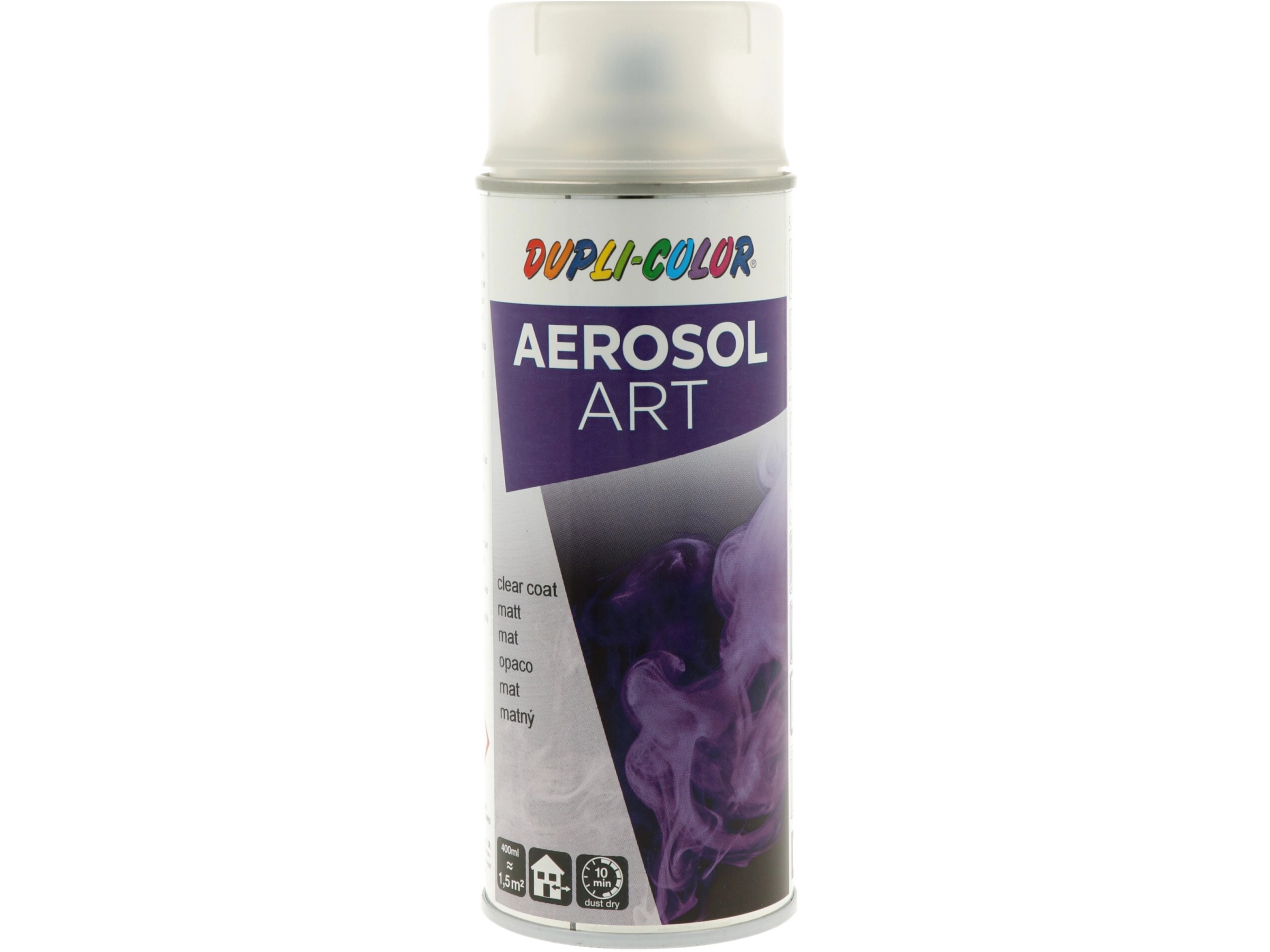 Motip Acryl Sprühlack Transparent Matt - 400 Ml, Witterungsbeständig Mit UV-Schutz, Für Innen & Außen
