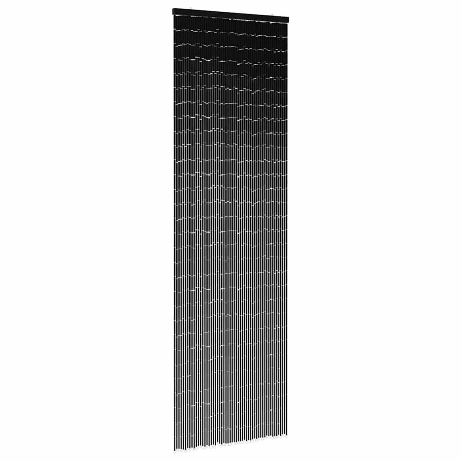 vidaXL Insekten-Türvorhang Dunkelgrau 56x185 cm Bambus 4017447