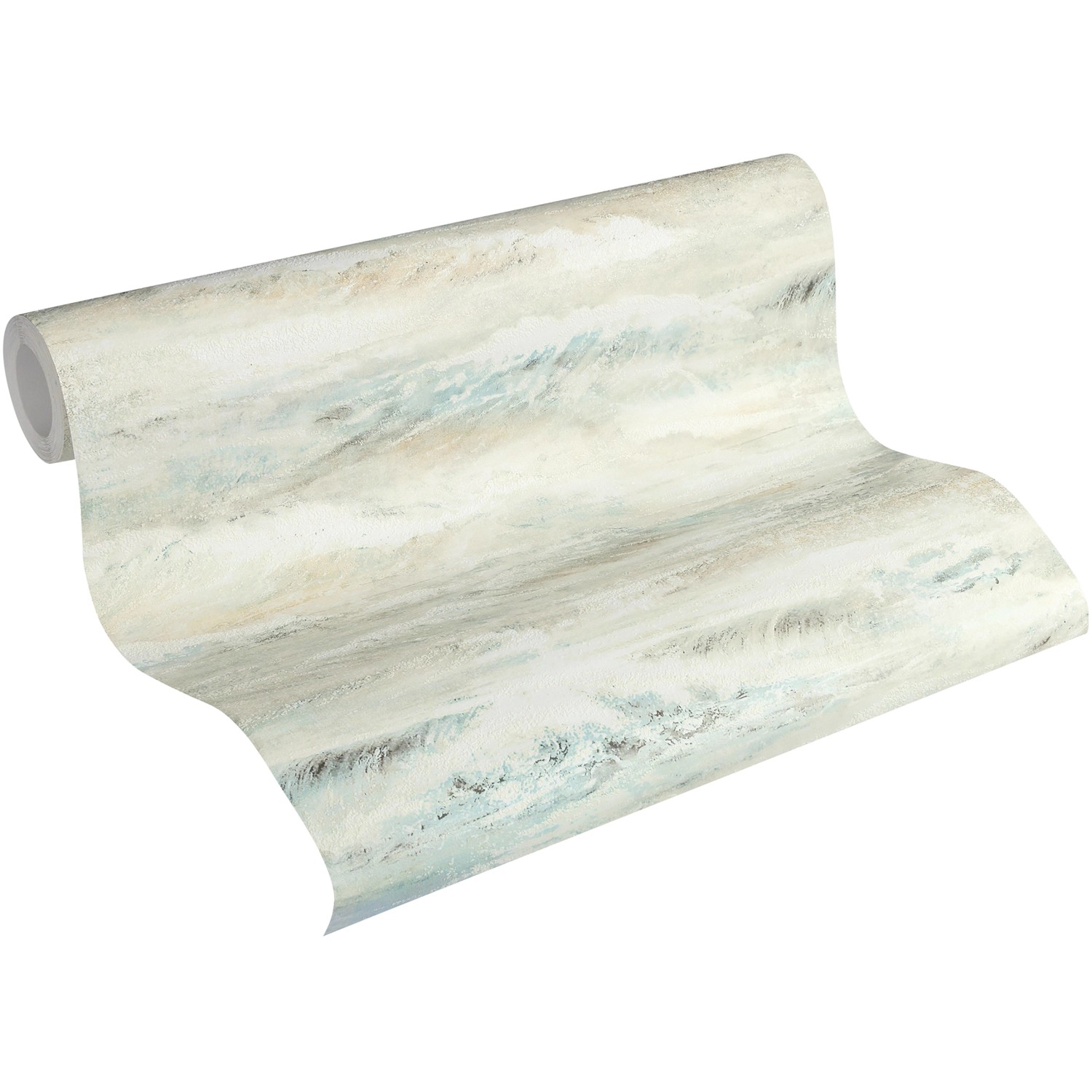 living walls Vliestapete Côte dAzur, strukturiert, gemustert, Meer, abstrakt, mehrfarbig, (1 St), strukturiert