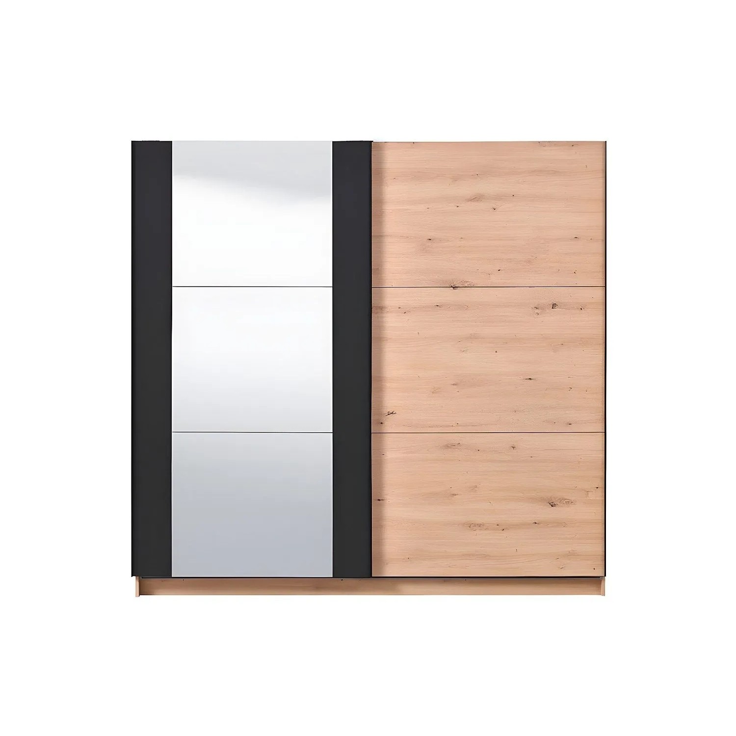 Vente-unique Kleiderschrank Philadelphie Naturfarben Hell 217 cm