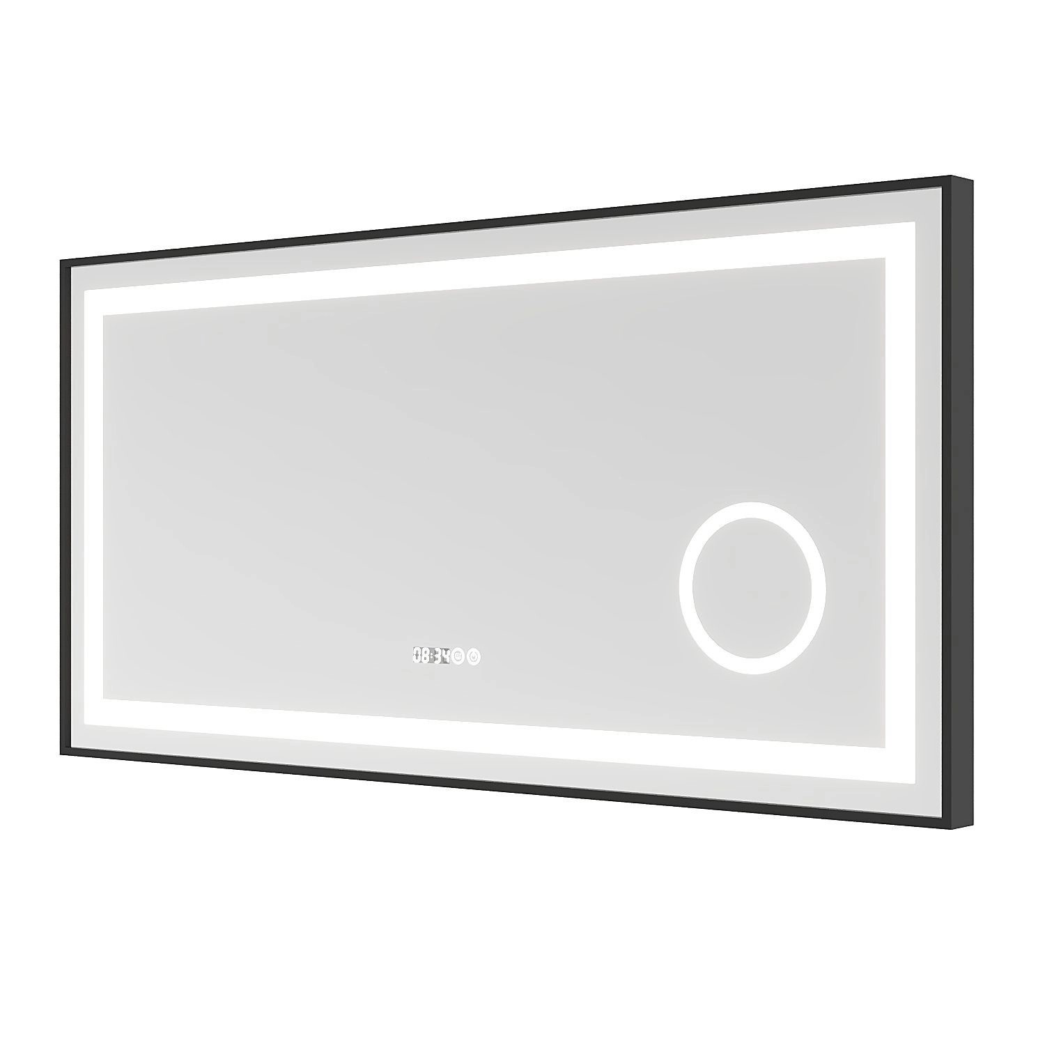 Aquabatos Badspiegel mit Beleuchtung 120 x 60 cm LED Badezimmerspiegel mit günstig online kaufen