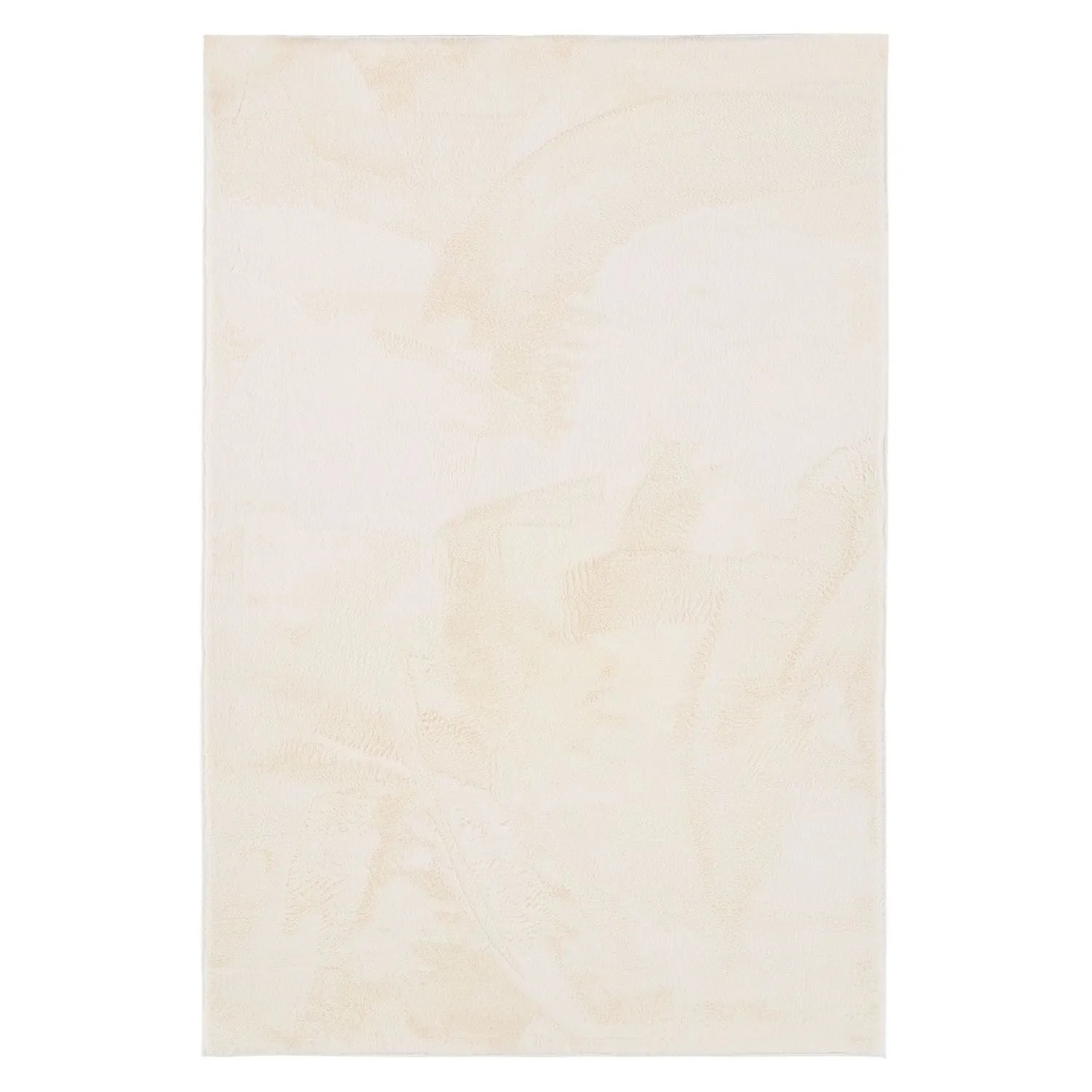 Homestyle4u Teppich Kurzflor Beige 160x230 Cm Wohnzimmer Schlafzimmer 3021