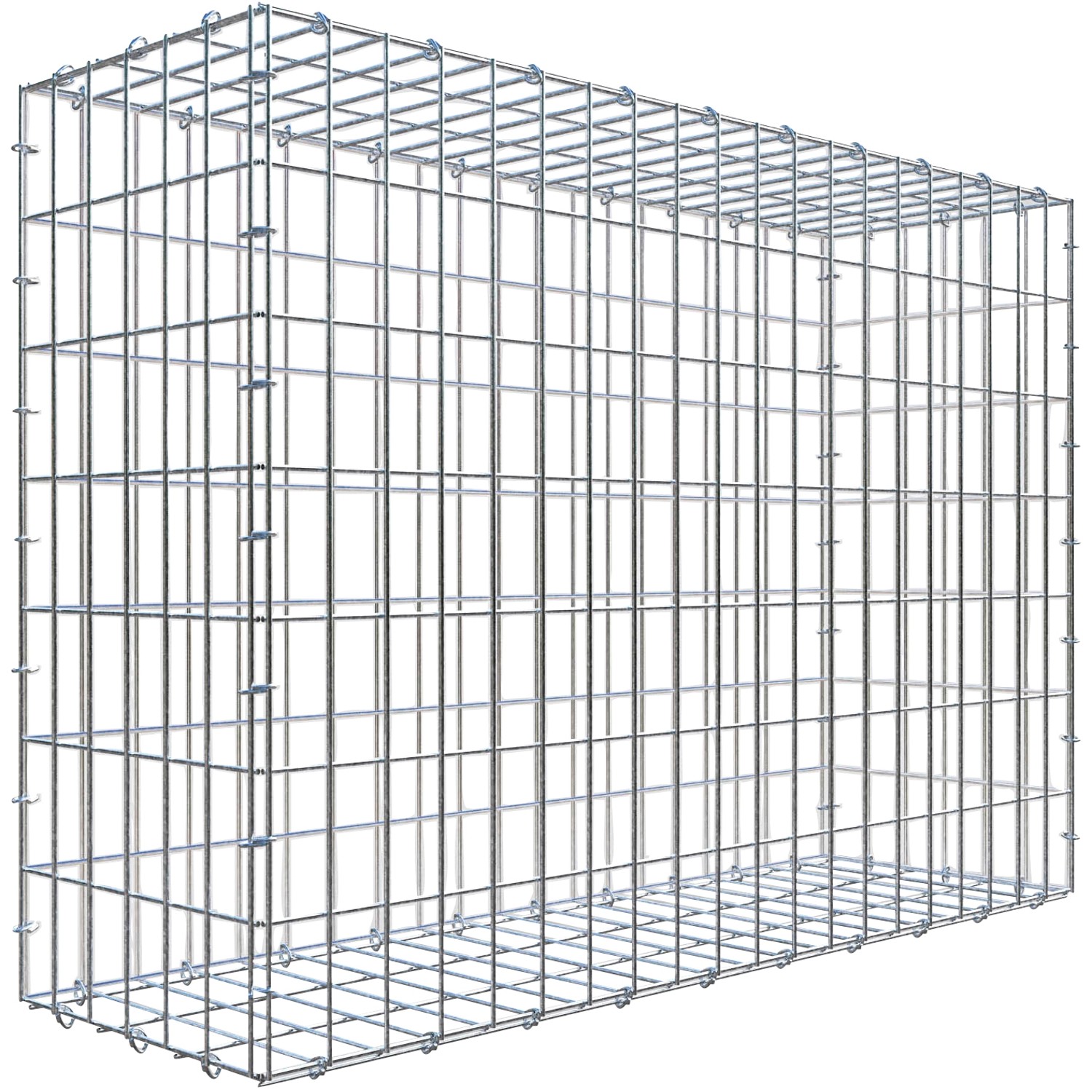 Gabiona C-Ring-Gabione 70 x 100 x 30 cm Maschenw 5 x 10 cm