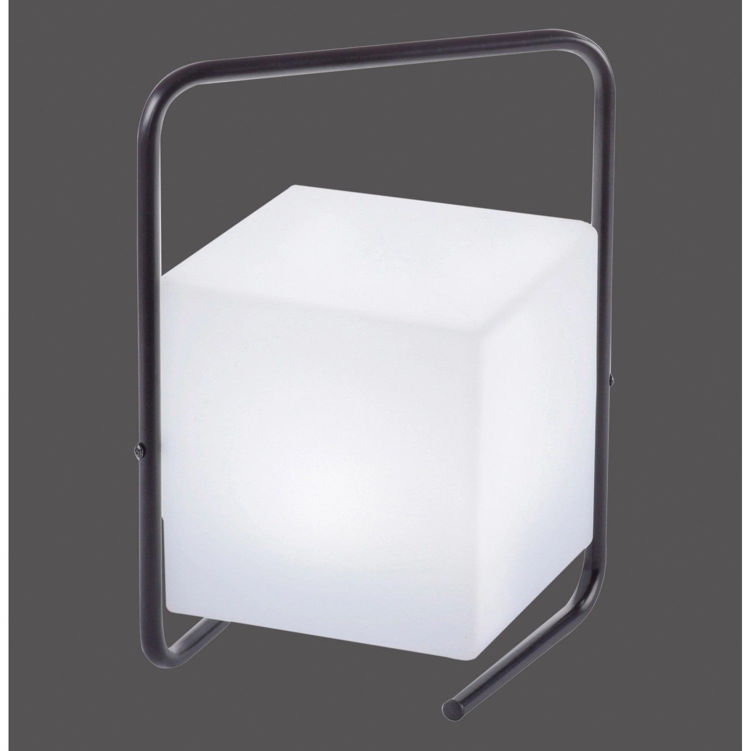 Just Light. LED-Outdoor-Tischleuchte Keno Schwarz H: 29 cm