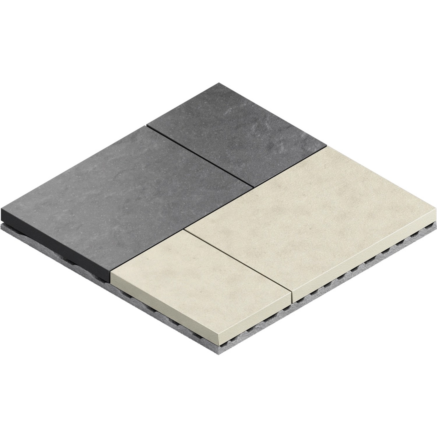 Bosch Expert Diamanttrennscheibe X-Lock für harte Keramik, Ø 115mm, im Einsatz mit Fliesen.