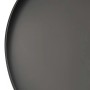 Schwarze vidaXL Feuerschale (80 cm) aus Stahl, Detailansicht.