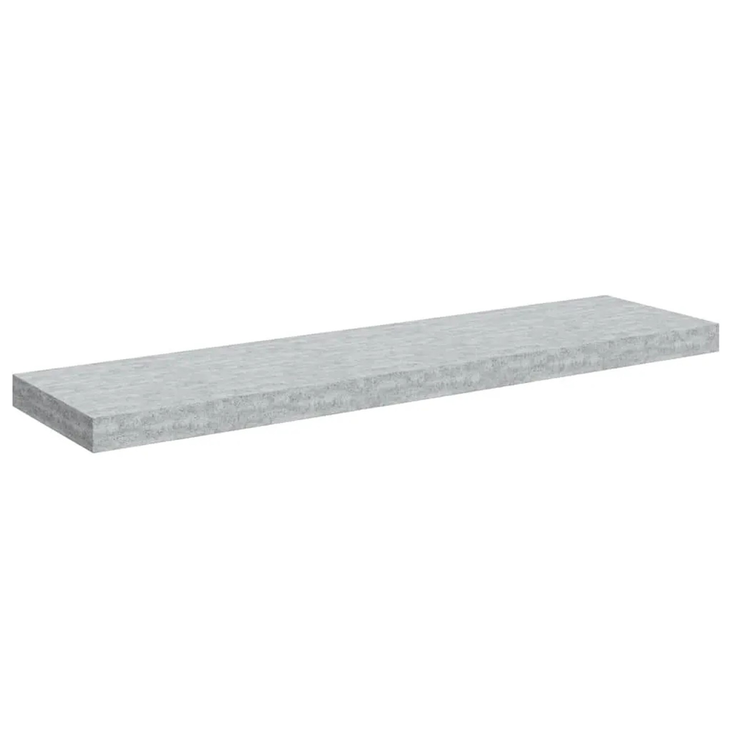 vidaXL Schweberegal Betongrau 90x23,5x3,8 cm MDF 326603