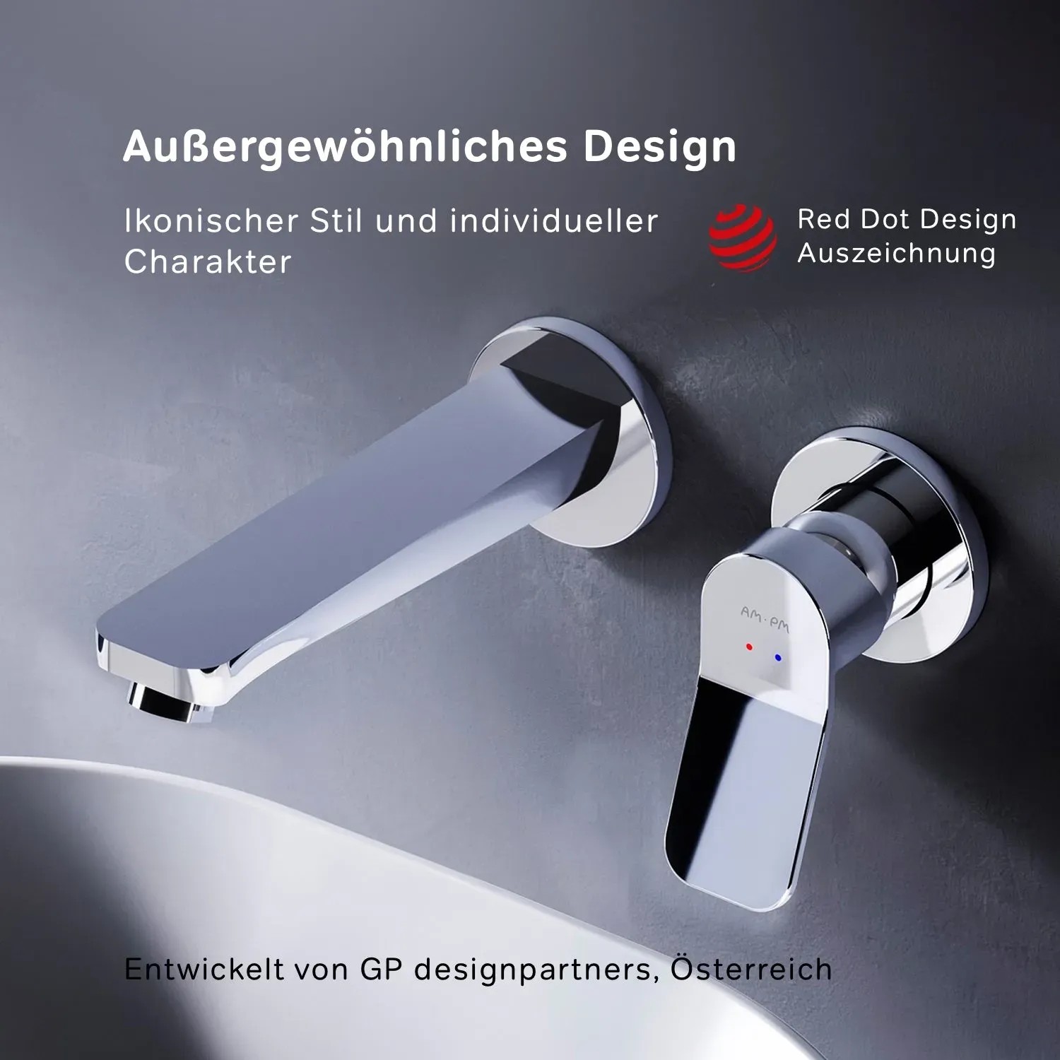 Wandmontage-Wasserhahn Bad | Gebürstetes Nickel, Einhand-Mischbatterie