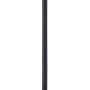 Schwarze, matte LED-Tischleuchte Kaami, 37 cm, für den Außenbereich.
