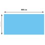 Blaue MCW Pool Abdeckung, rechteckig, 8x4m, 200µm, aus Polyethylen.
