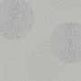 Graue Vliestapete Spot 2 mit floralem Muster für moderne Wandgestaltung.