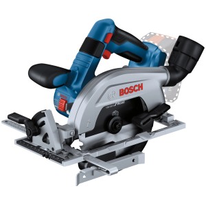 Bosch Professional GKS 18V-57-2 L Akku-Handkreissäge (Solo-Version, ohne Akku) in Blau/Silber.