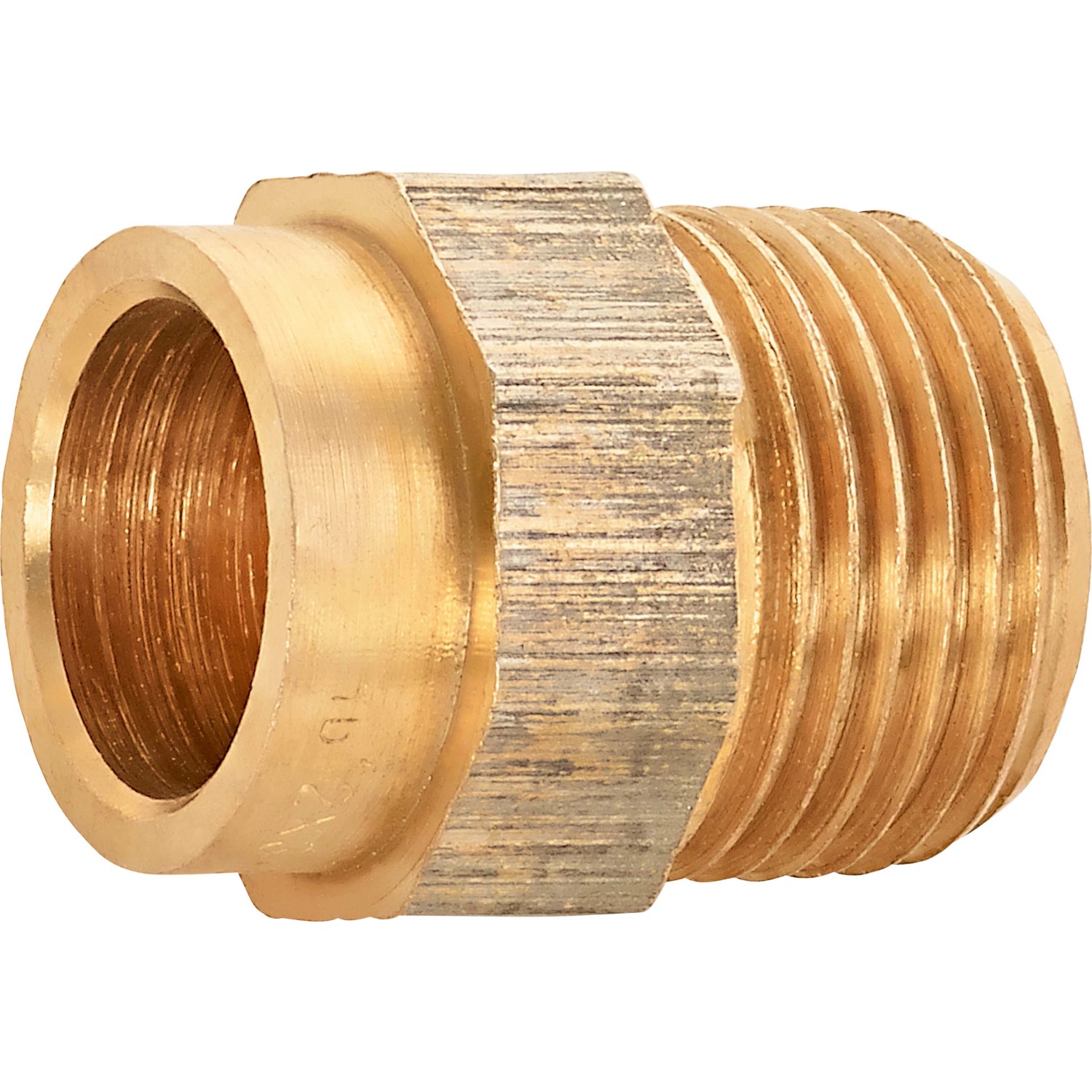 Löt-Übergangsnippel 16 mm Rotguss