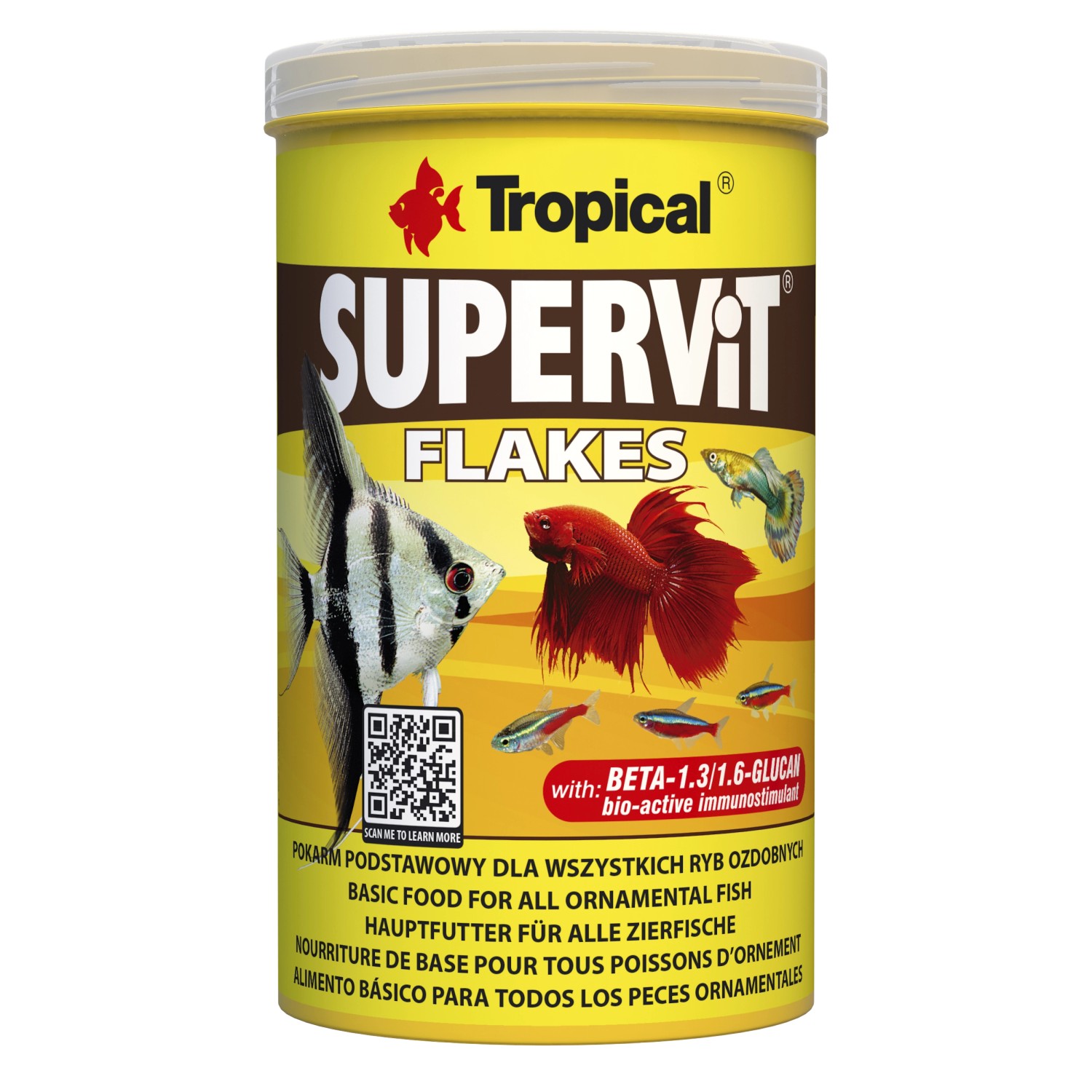 Tropical Flockenfutter Supervit Flakes 1.000 ml
