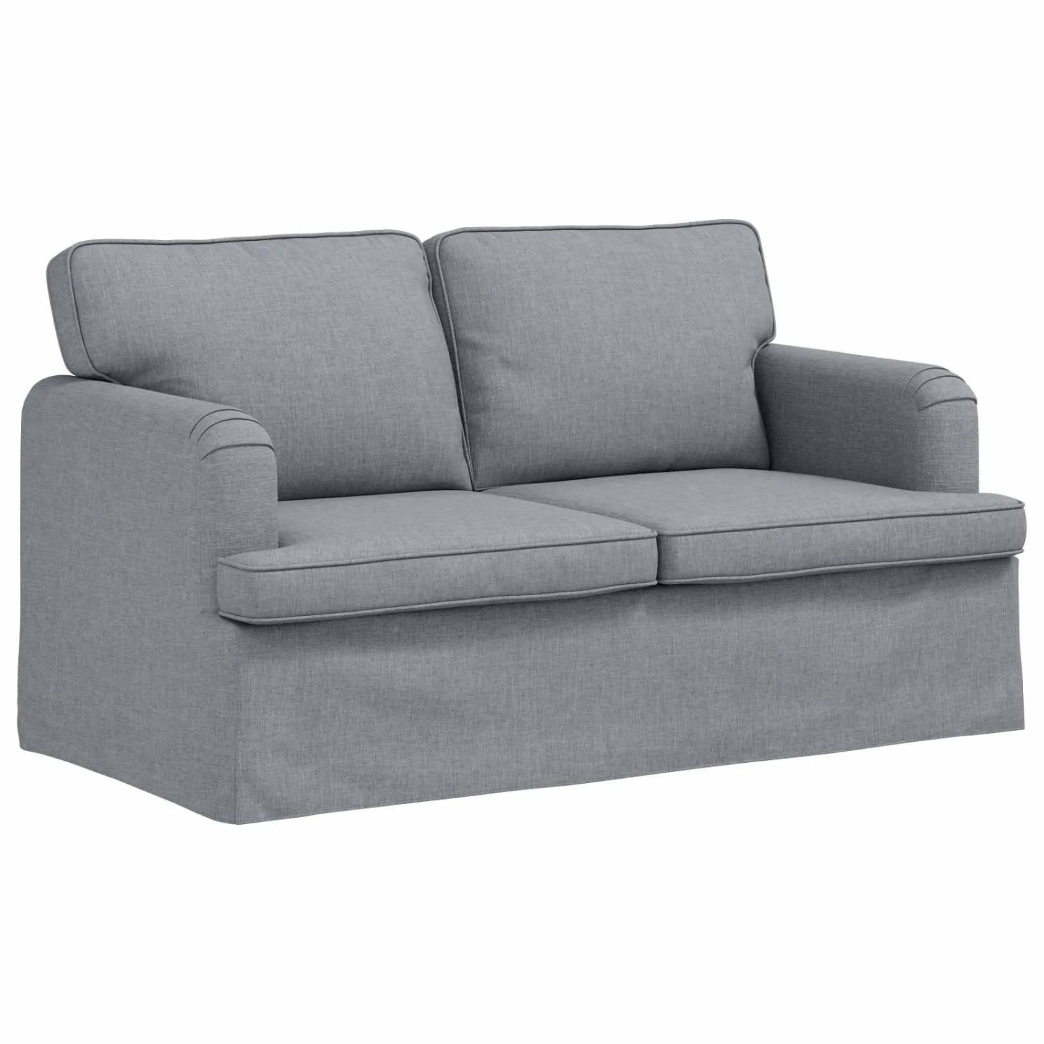 vidaXL Sofa Hellgrau 144 x 80 x 85 cm Stoff 42024483