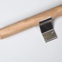Handlauf mit Aluminium Konsole (2er Set) zur Wandmontage, Durchmesser 40mm.