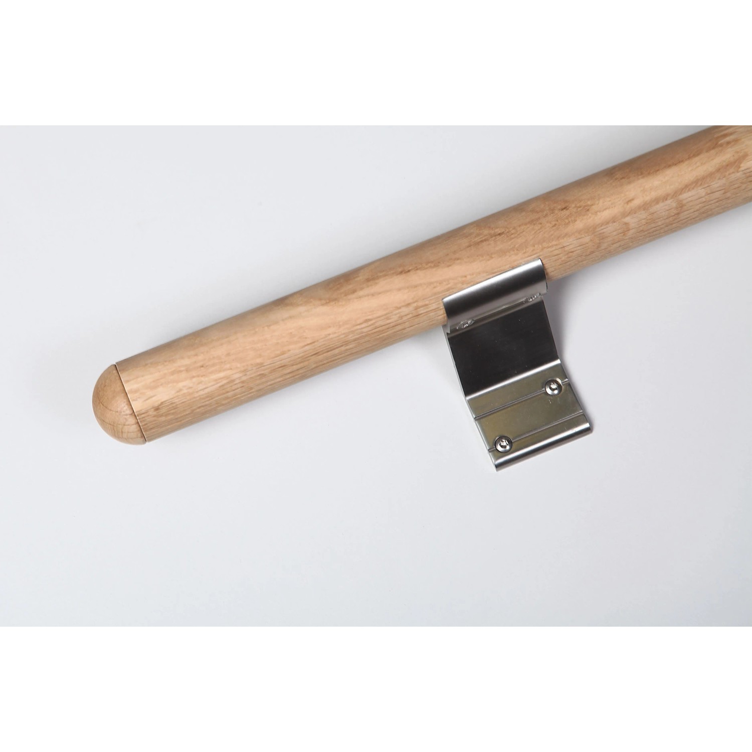 Handlauf mit Aluminium Konsole (2er Set) zur Wandmontage, Durchmesser 40mm.