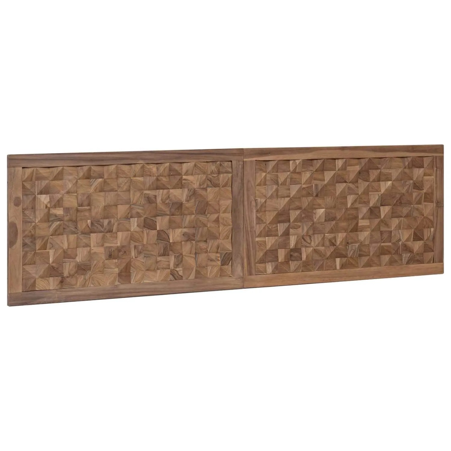 vidaXL Kopfteil Natur Massiv-Teak 42024569
