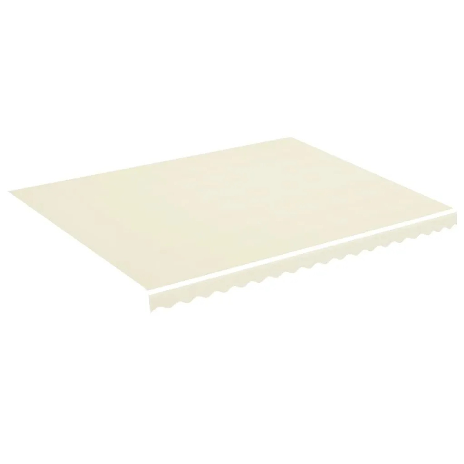 vidaXL Markisenbespannung Creme 4,5x3,5 m 311930