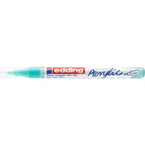 Edding 5300 Acrylmarker in Opulent Türkis, feine Spitze für Leinwand und Papier.