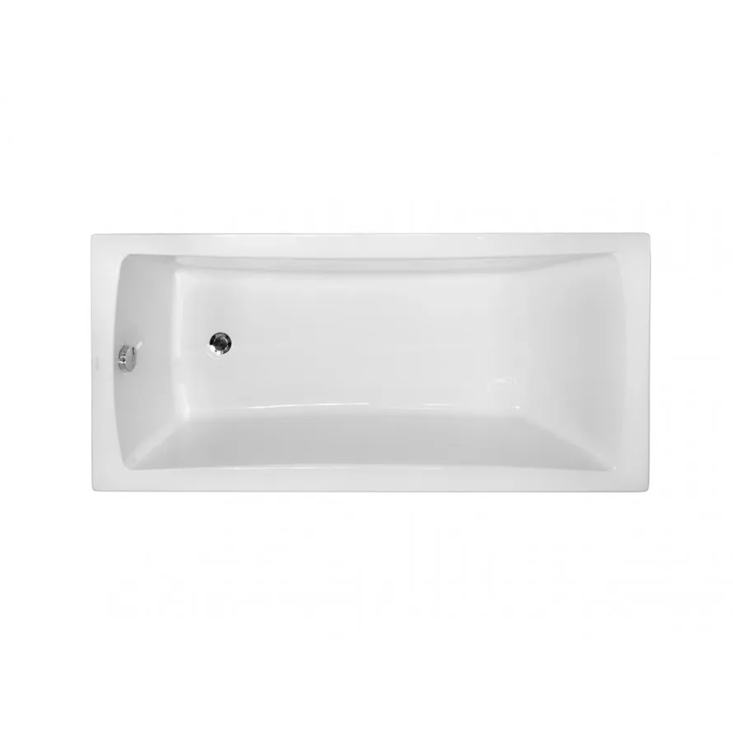 Bad Land Badewanne Rechteck OPTIMA 160x70 + Kopfstütze Ablauf Füße