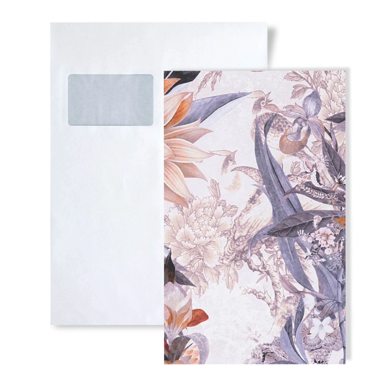 PROFHOME 1 MUSTERSTÜCK S-381772-GU DIN A4 MUSTER der Floralen Tapete günstig online kaufen
