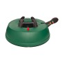 Grüner OBI Basic 250 Christbaumständer mit Fußhebel und Wassertank.