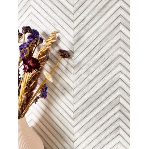 Newroom Vliestapete Yasha Light Grey Holz Modern FSC®