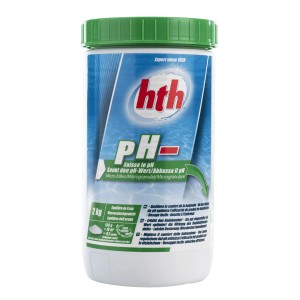 HTH pH Minus Mikrogranulat 2 kg zur pH-Wert Senkung für alle Pooltypen.