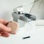 Beiger Shelly Blu Button Tough Bluetooth-Taster für Hausautomation, wasserfest.