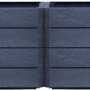Garantia Hochbeet Ergo Vario 2 Stone, Kunststoff-Hochbeet in Steinoptik, modular aufgebaut.