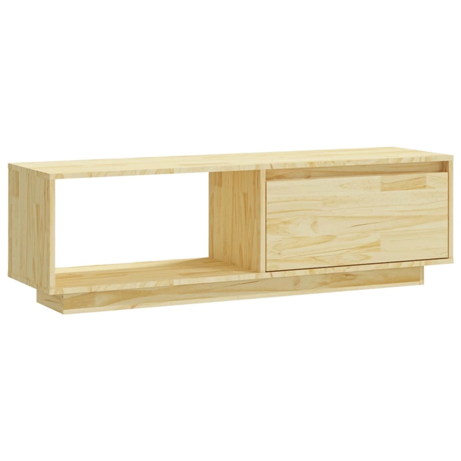 Tv-schrank 110x30x33,5 Cm Massivholz Kiefer günstig online kaufen