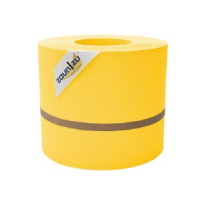 Gelbe zaunzu Sichtschutz Premium Zaunblende (26m Rolle) für Doppelstabmattenzäune.