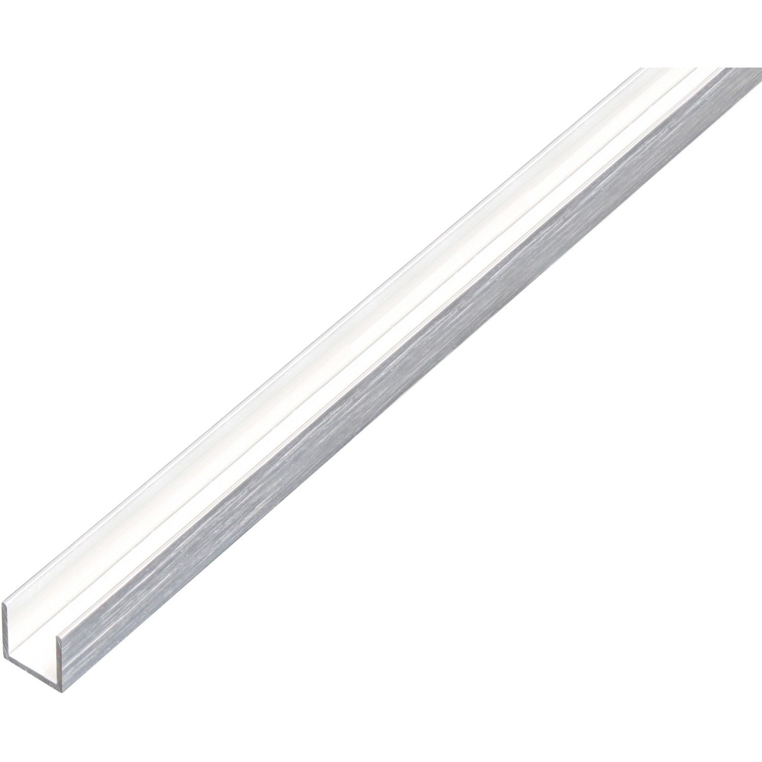 Alberts U-Profil Aluminium 10 mm x 10 mm x 2.000 mm