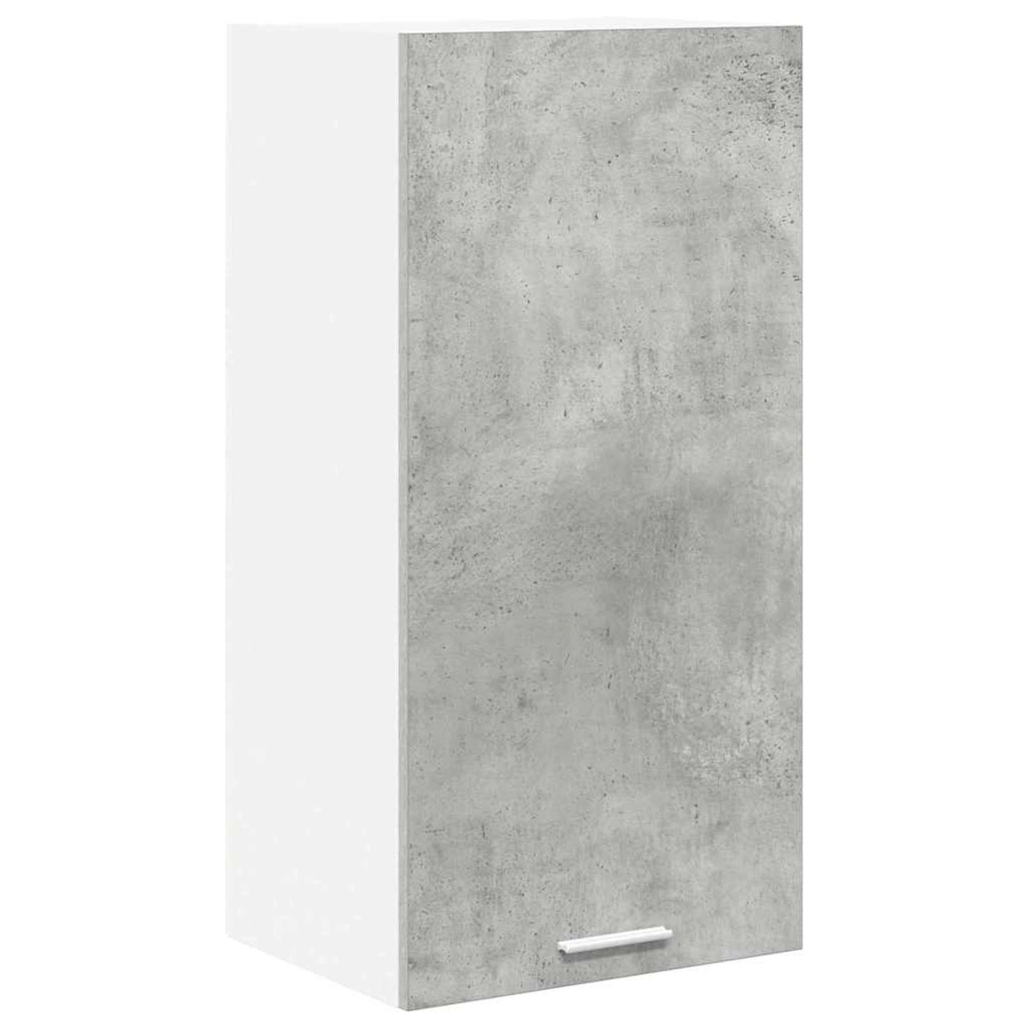 vidaXL Hängeschrank mit Tür Riga Betongrau und Weiß 40 x 31 x 80 cm 884261 günstig online kaufen