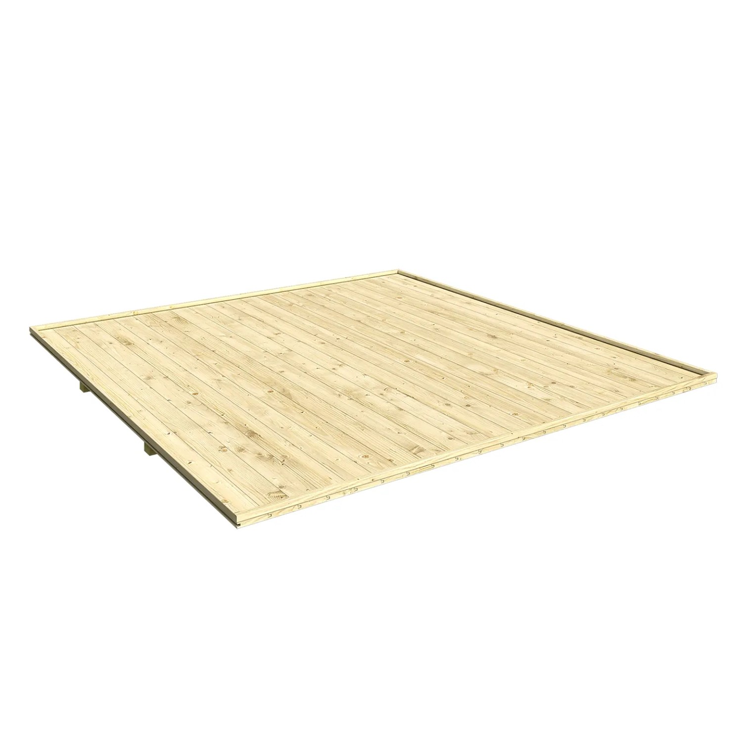 Weka Fußboden für Weka Gartenhaus Batu 1,5 Natur 250 cm x 200 cm