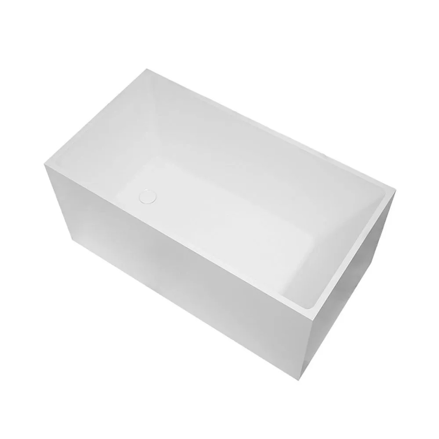 360Home Freistehende Acryl Badewanne 100 CM Für Kleine Badezimmer DSAD4