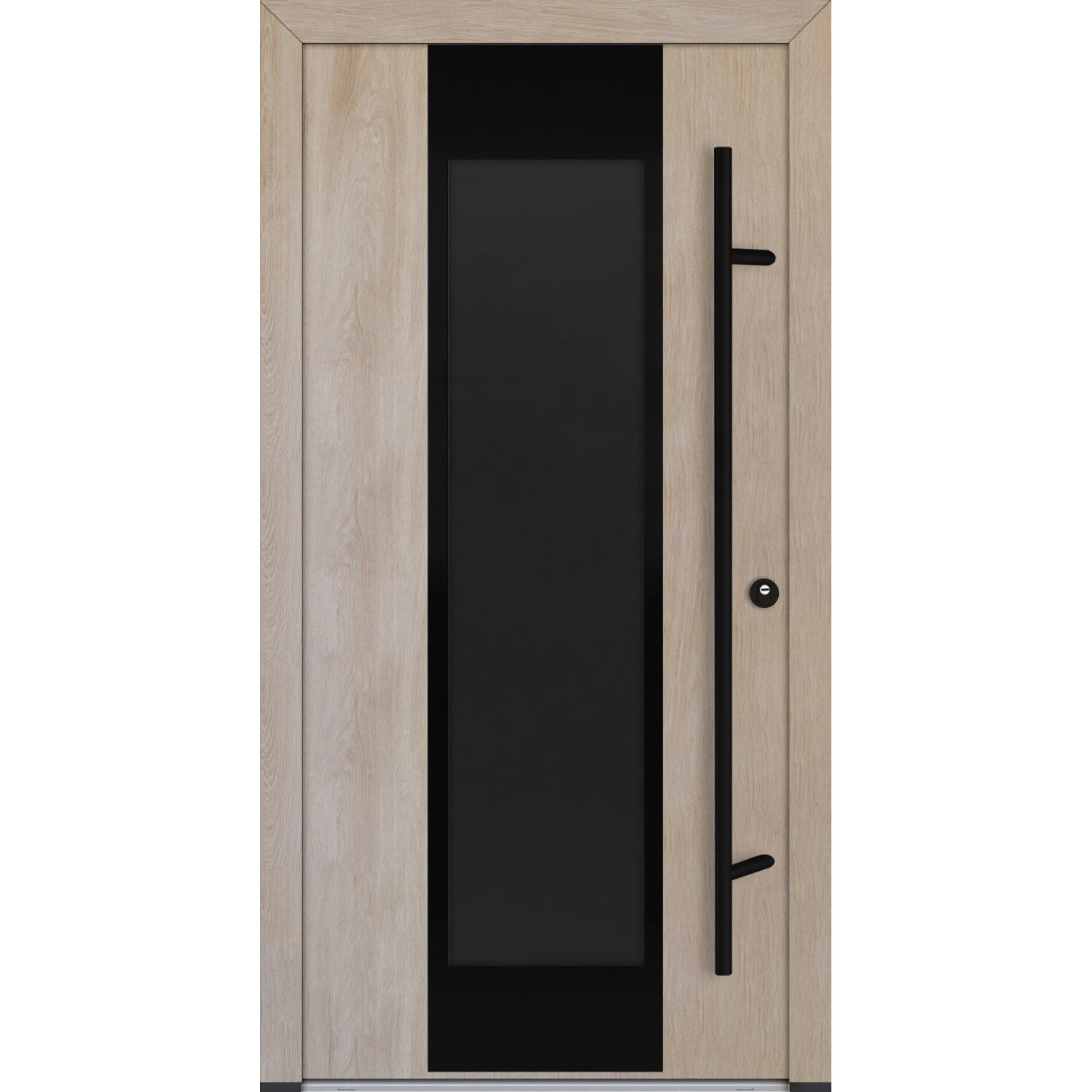 FM Türen AS68 Modell 28 1100 x2100 Turner-Eiche Rechts Innen Beschläge Set 01