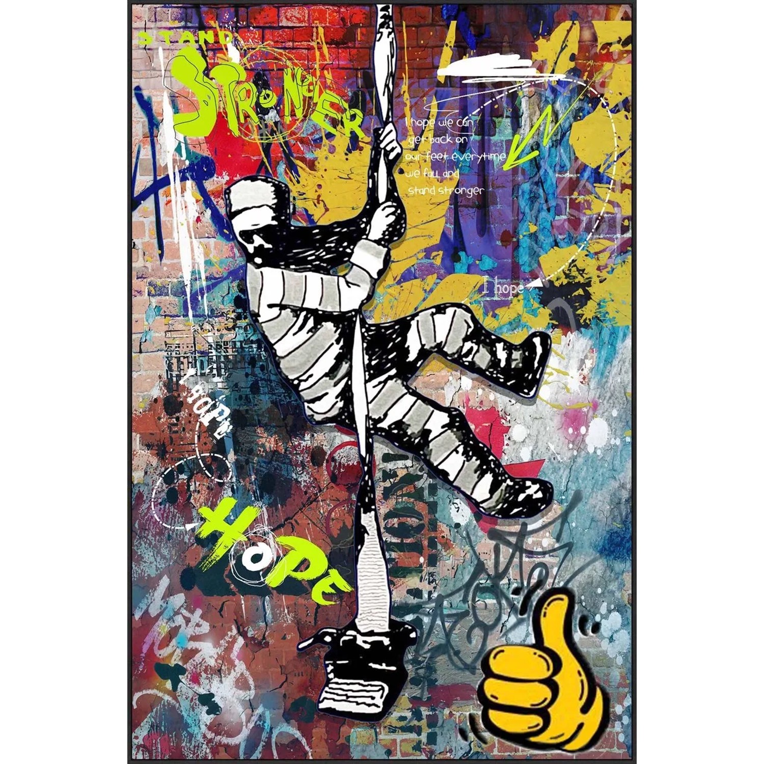 Art Universe Leinwandbild Escape! 80 x 120 cm