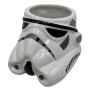 Disney Blumentopf, Keramik, 3D Stormtrooper Design, 6 cm. Ideal als Übertopf oder Stiftehalter.