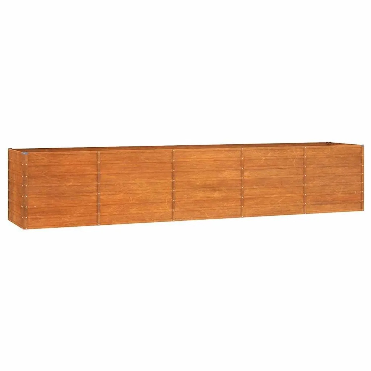 Furnicato Hochbeet Rostig 400x80x77 Cm Cortenstahl