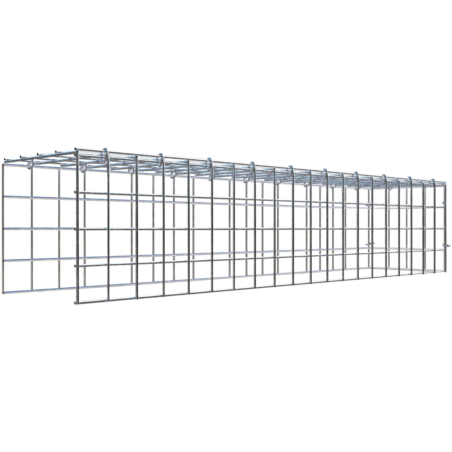 Thumbnail - Gabiona C-Ring-Gabione-Anbaukorb Typ 4 20 x 100 x 20 cm Maschenw 5 x 5 cm