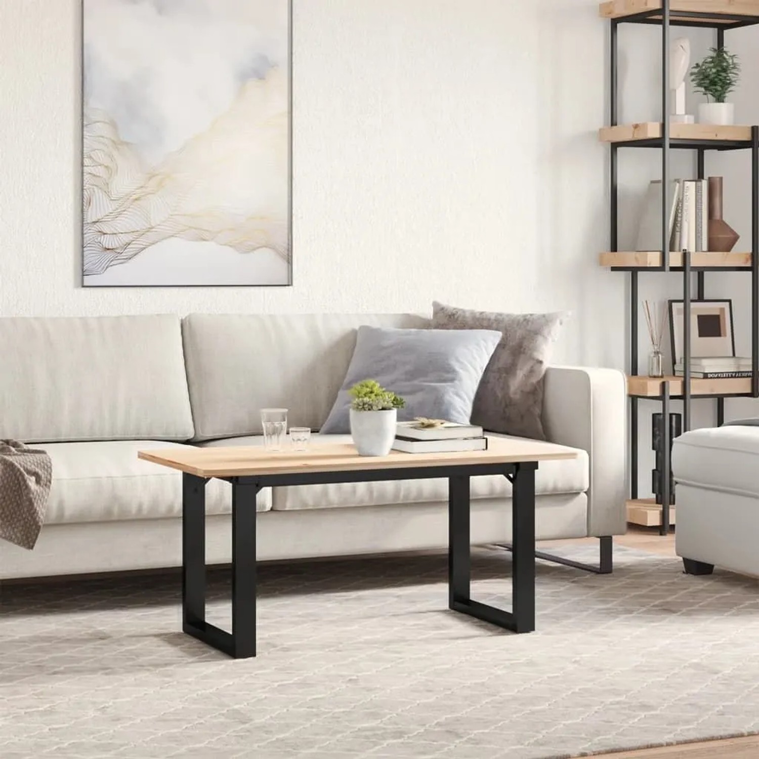vidaXL Couchtischbeine O-Gestell 80x40x43 cm Stahl 357876_3