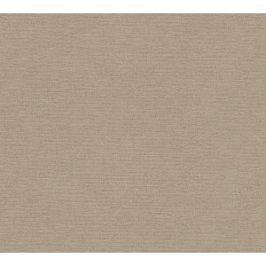 Beige-braune Vliestapete mit leichter Struktur, Uni-Design für Wohnräume.