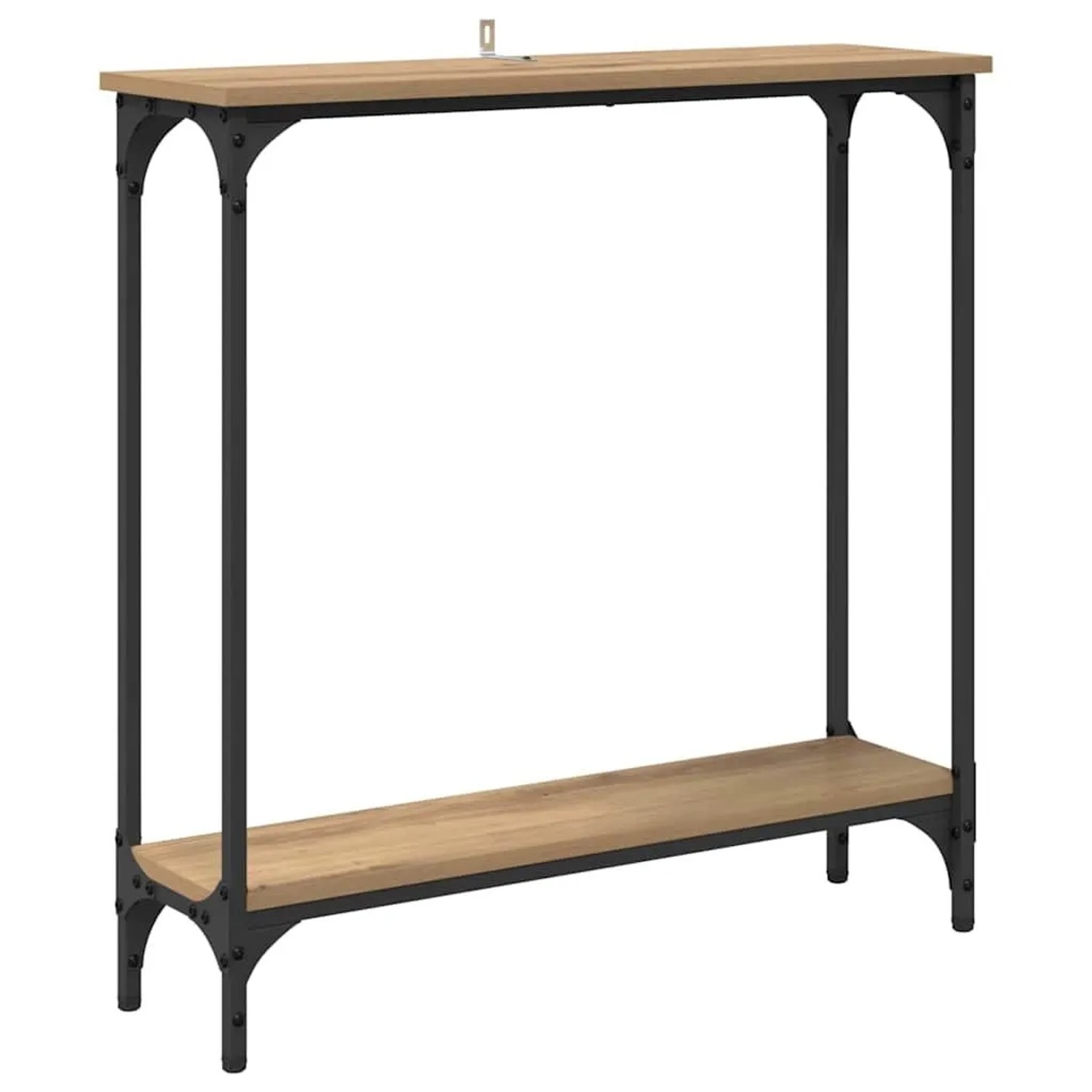 vidaXL Konsolentisch Artisan-Eiche 75 x 22,5 x 75 cm Holzwerkstoff 882194