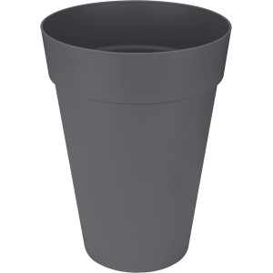 Hoher, anthrazitfarbener Elho Blumentopf Loft Urban, Ø 35 cm, für den Außenbereich.