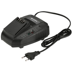 Gardena Ladegerät AL 1830 CV für Power4All Akkus, mit Ladezustandsanzeige.