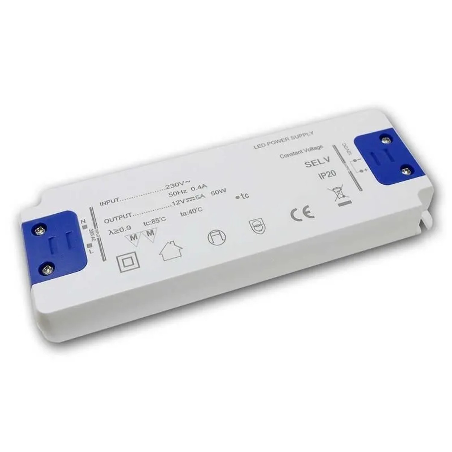world-trading-net Super SlimLine-Trafo WTN-FLAT 12V DC 50W IP20