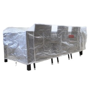Jet-Line Abdeckplane für Gartenmöbel Klar 185 x 140 x 70 cm